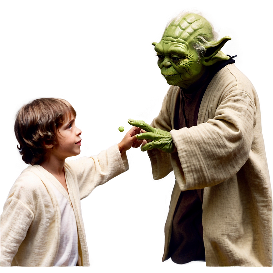 Yoda Teaching Luke Png 30