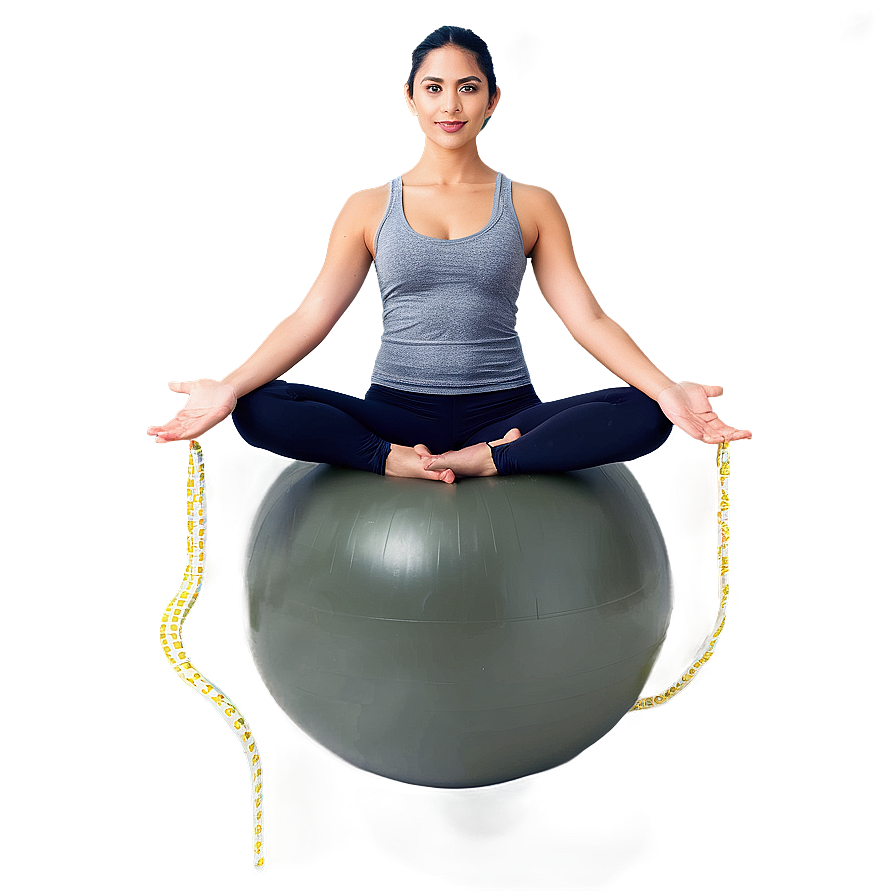 Yoga Ball For Balance Enhancement Png 31