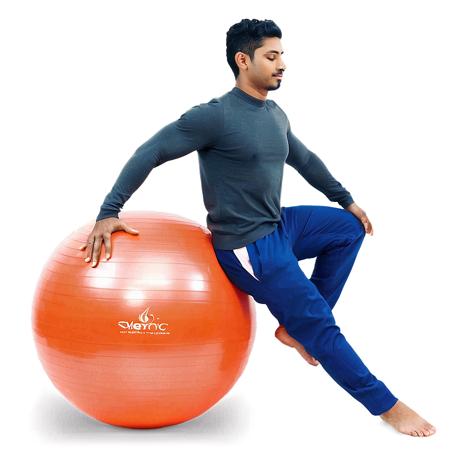 Yoga Ball Office Setup Png Uib