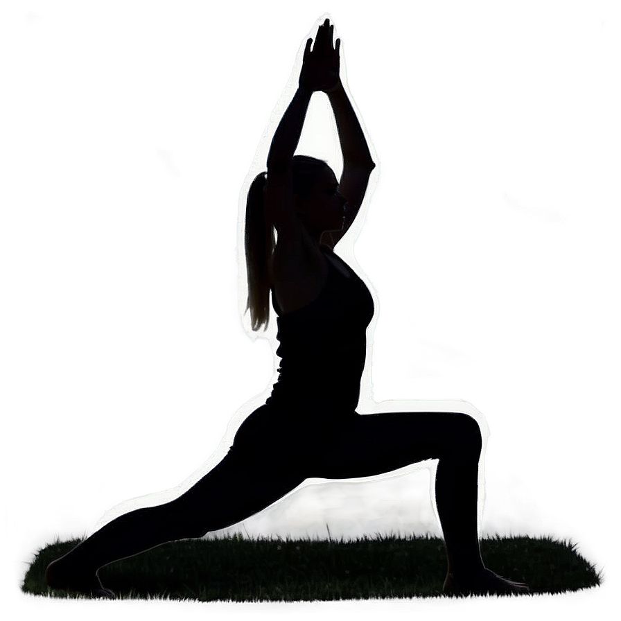 Yoga Girl Silhouette Png 23