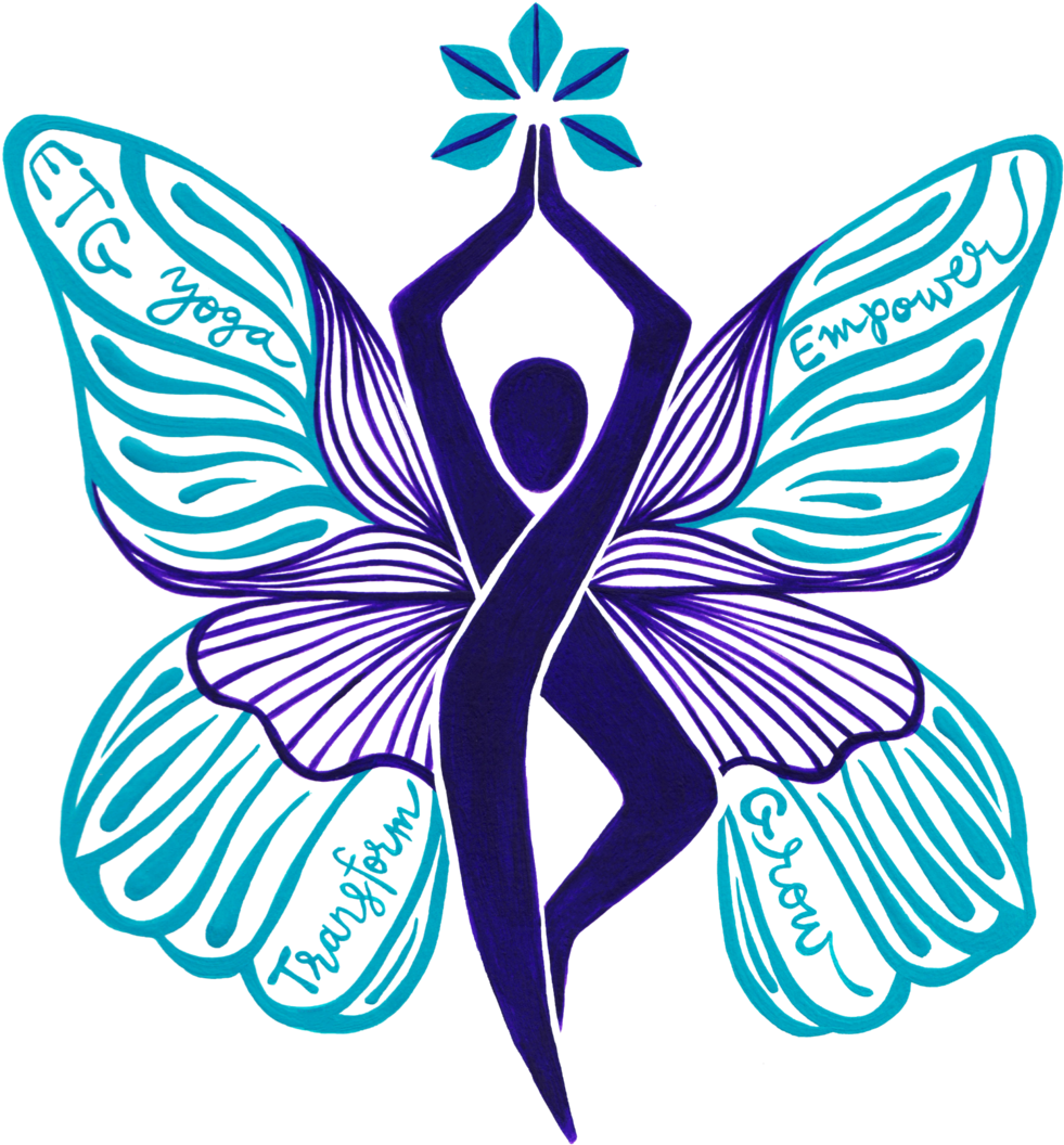 Yoga Inspired Butterfly Art