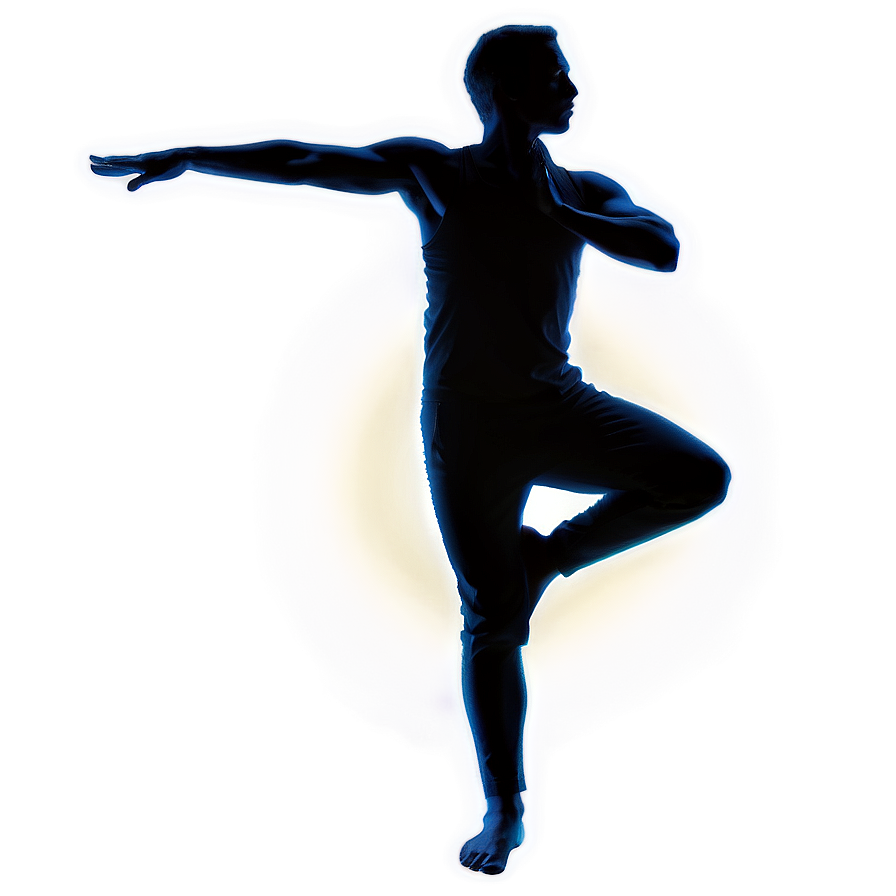 Yoga Person Silhouette Png Emj46