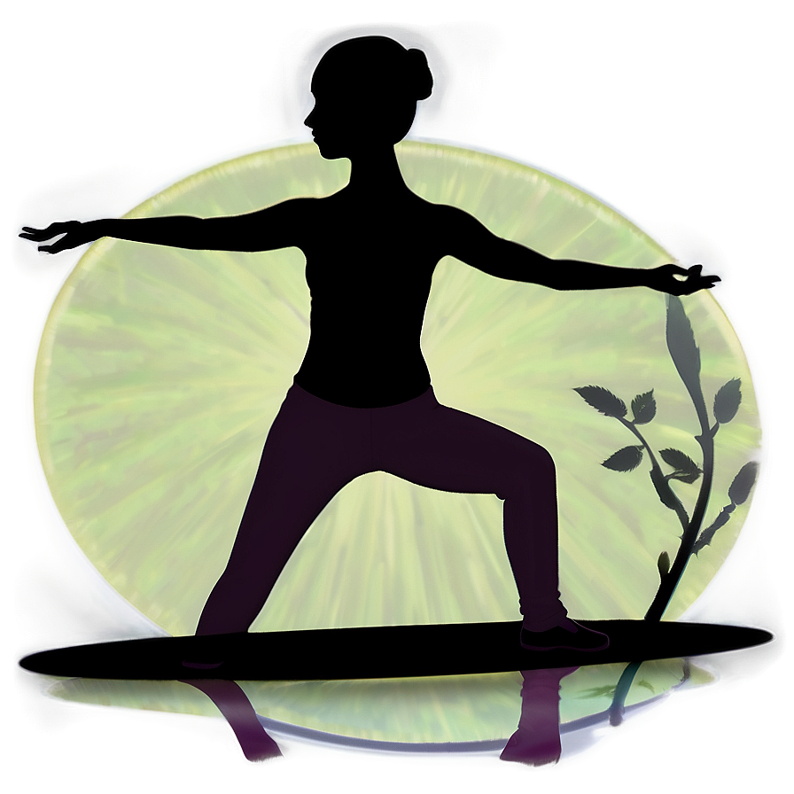 Yoga Person Silhouette Png Str