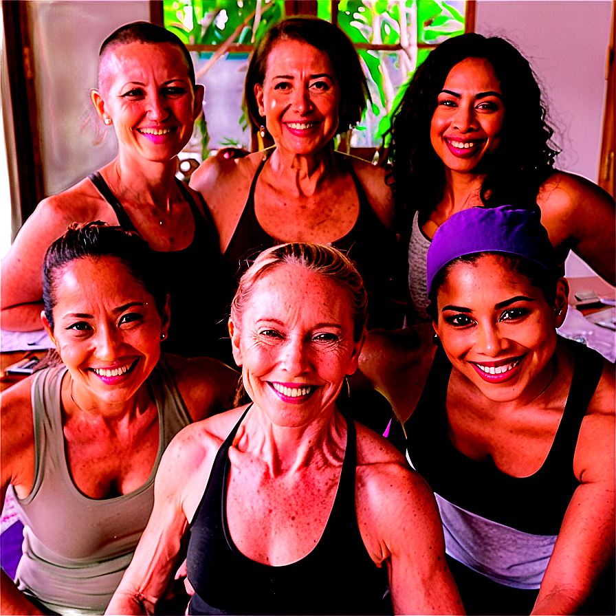 Yoga Retreat Attendees Png 06242024