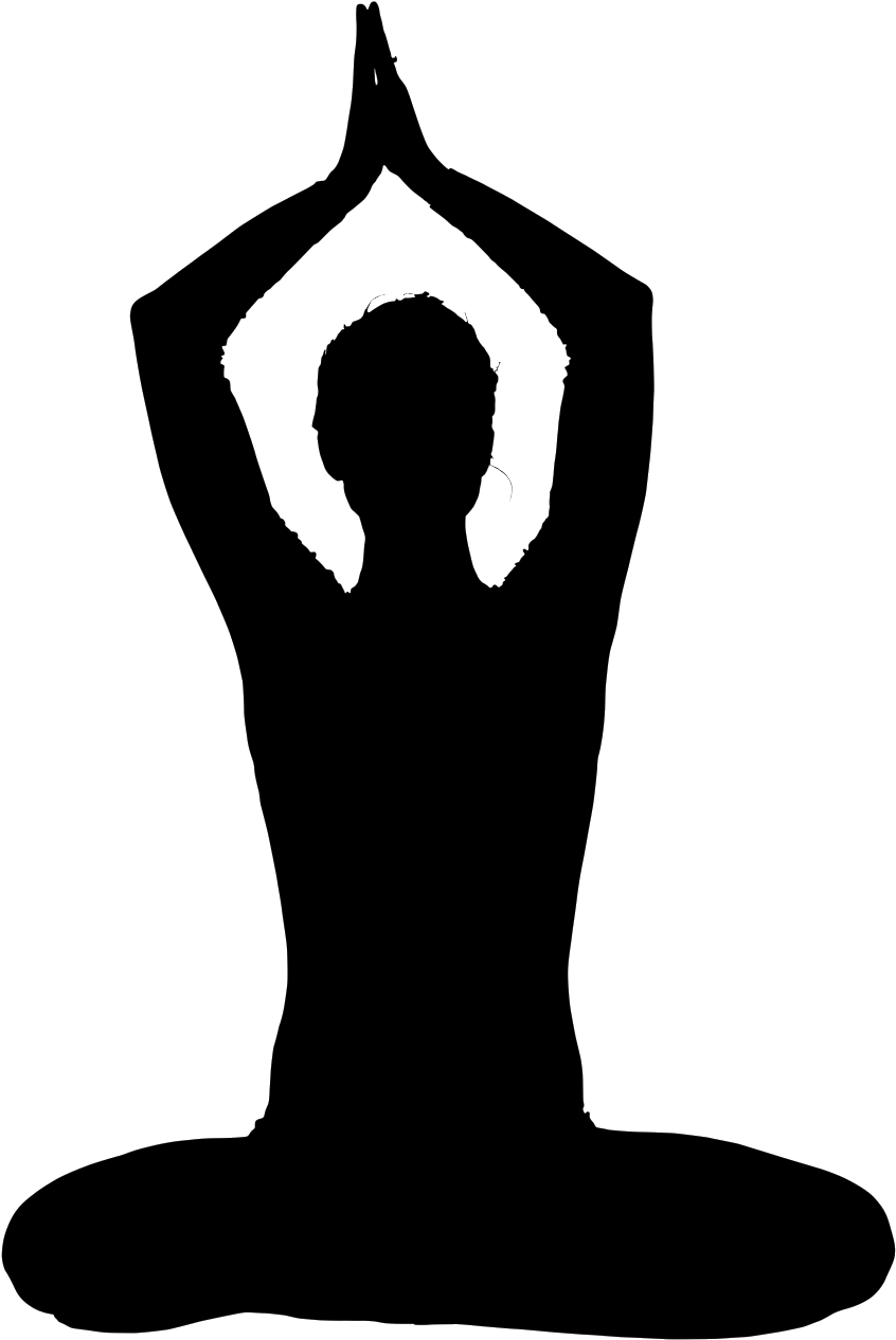 Yoga Silhouette Meditation Pose