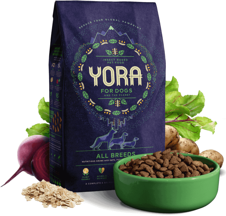 Yora Insect Based Dog Food Packaging