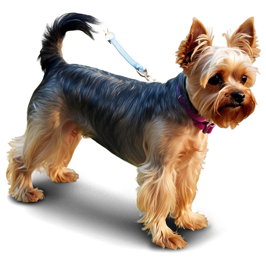 Yorkie In Park Png 06242024