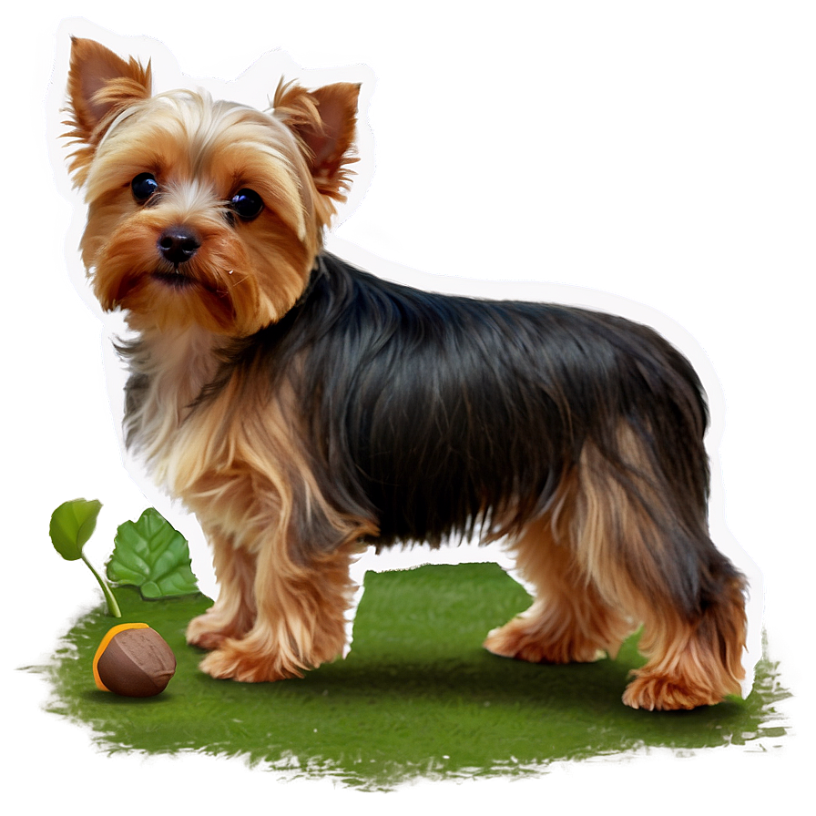 Yorkie With Puppies Png Dfu