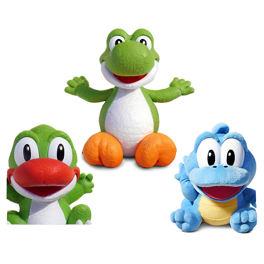 Yoshi And Friends Png Ktr