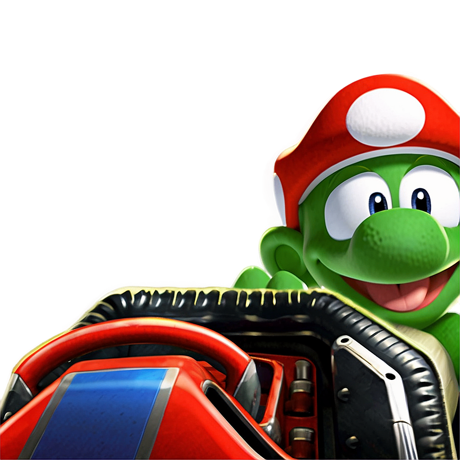 Yoshi's Kart Racing Png 05232024