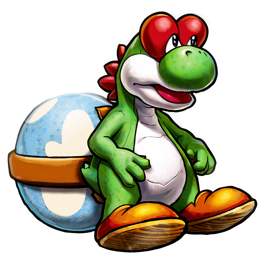 Yoshi With Egg Png Jrj57