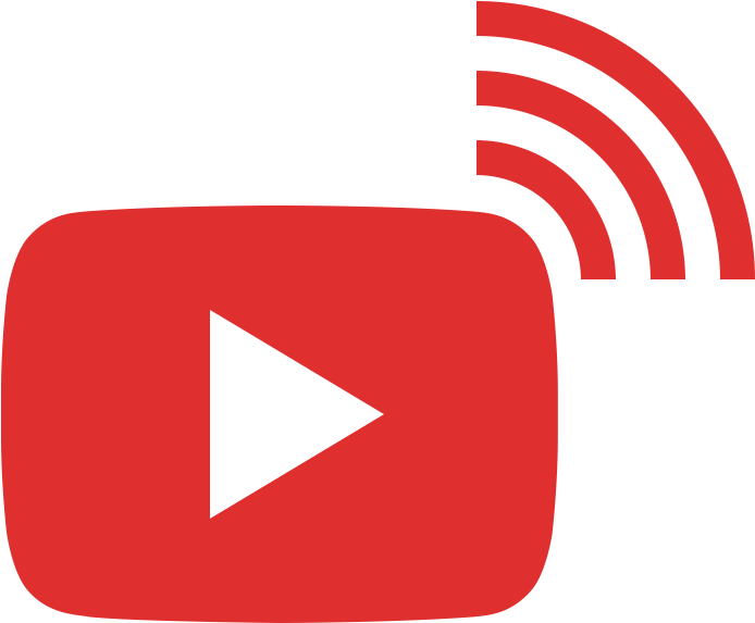 You Tube Live Streaming Icon