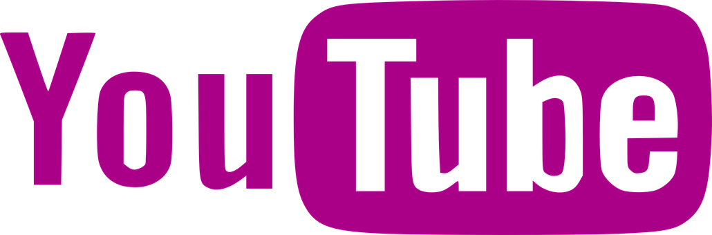 You Tube Logo Pink Background