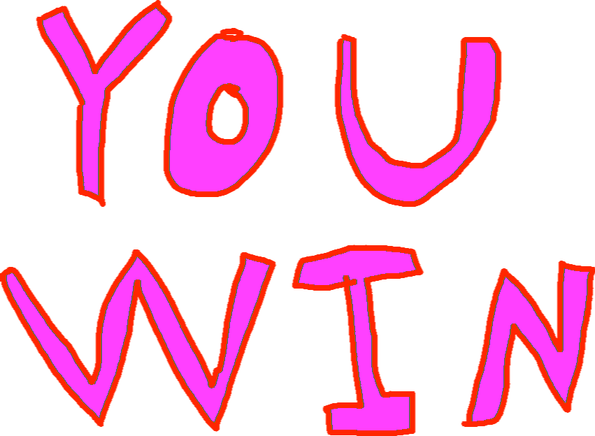 You Win Celebration Graphic