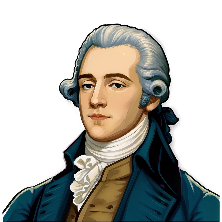 Young Alexander Hamilton Illustration Png Qrk65