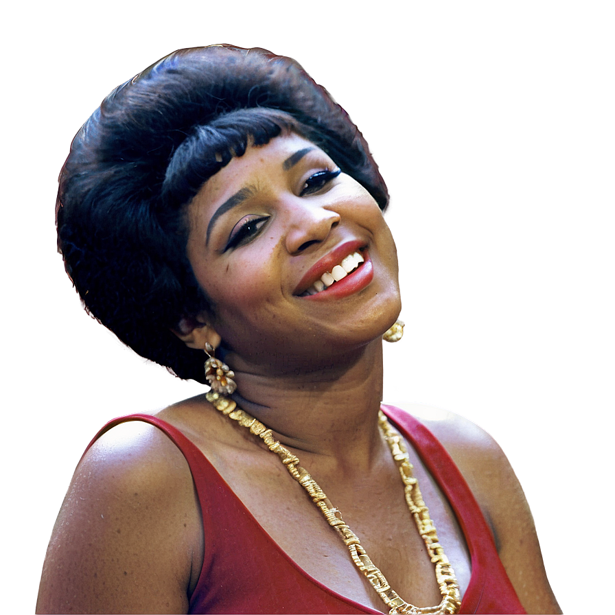 Young Aretha Franklin Performance Png Dbh39