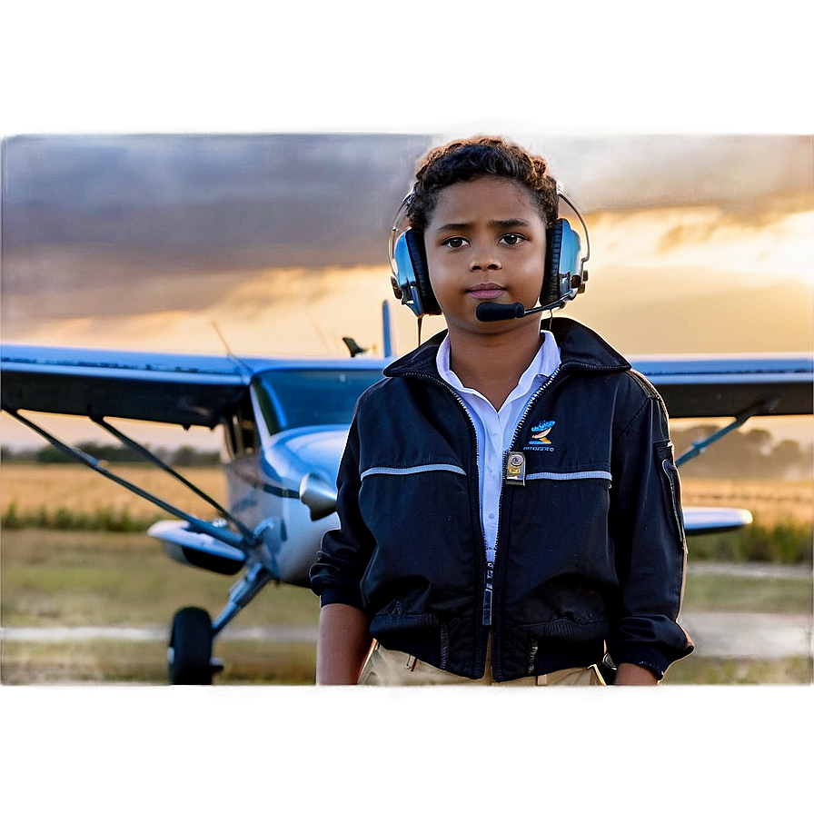 Young Aspiring Pilot Png 20