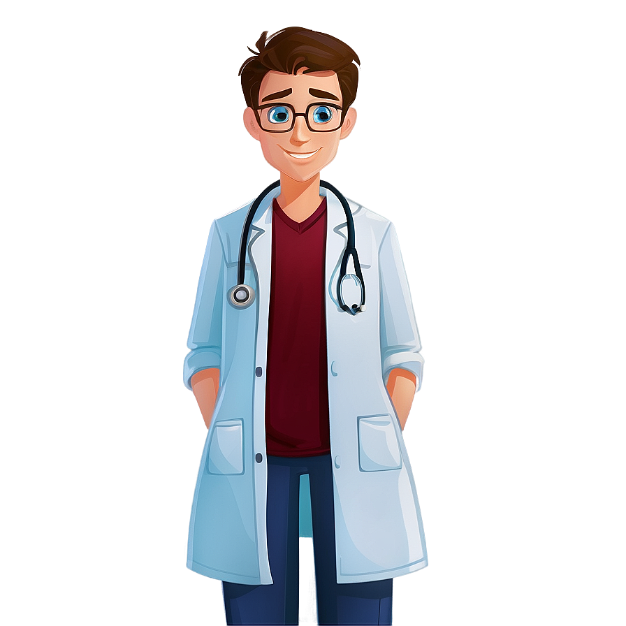 Young Cartoon Doctor Png 97