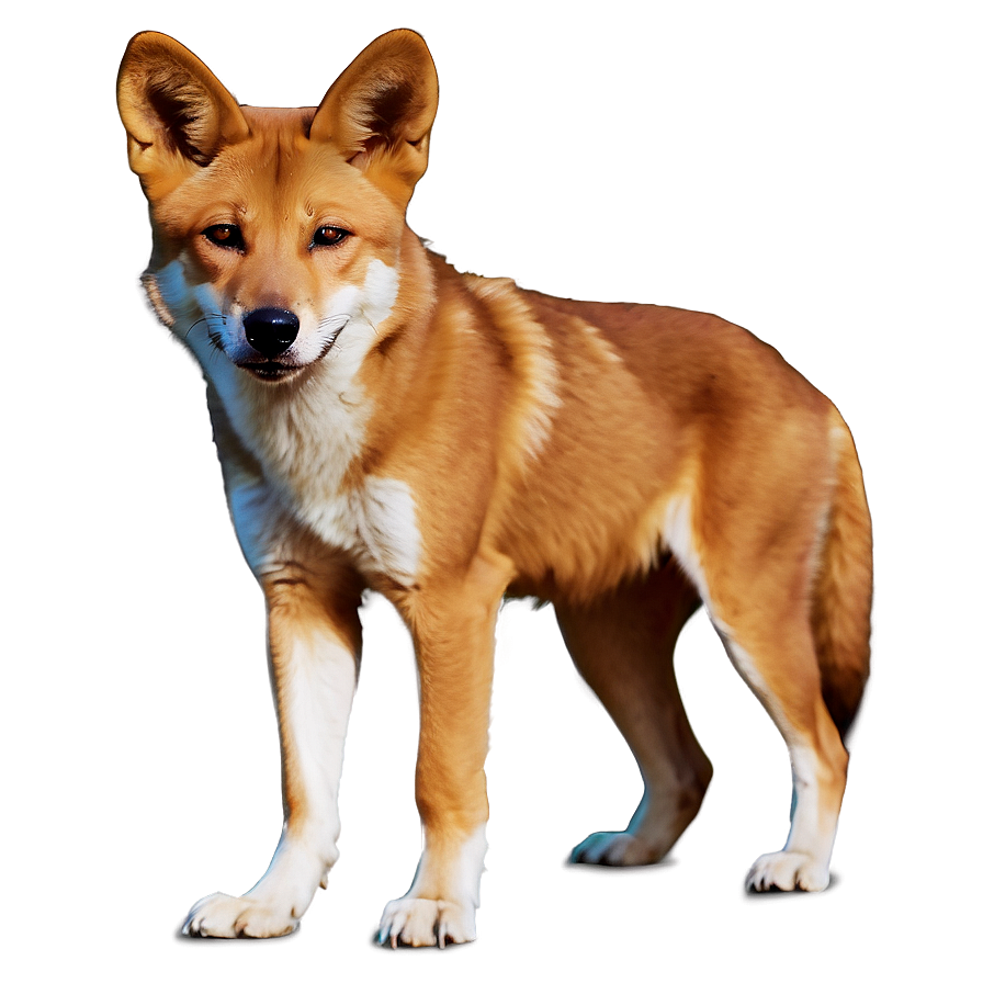 Young Dingo In Nature Png 80