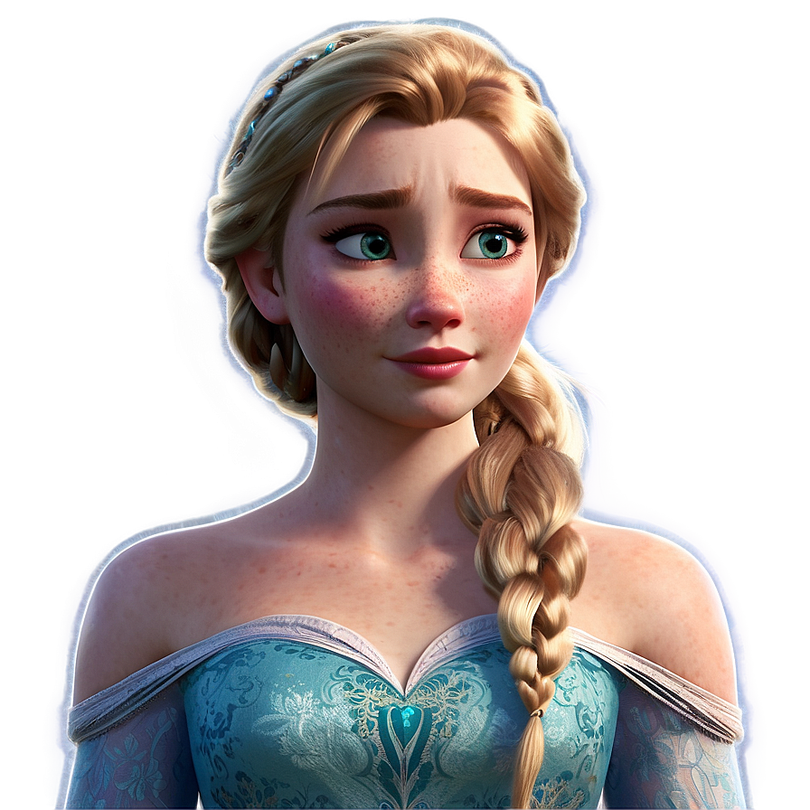 Young Elsa And Anna Png Djh24