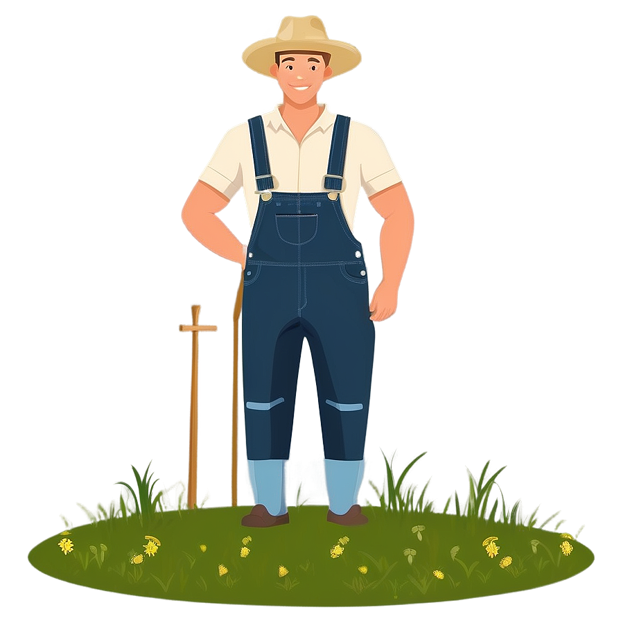 Young Farmer Clipart Png Tah