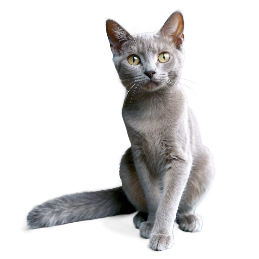 Young Grey Cat Png 96