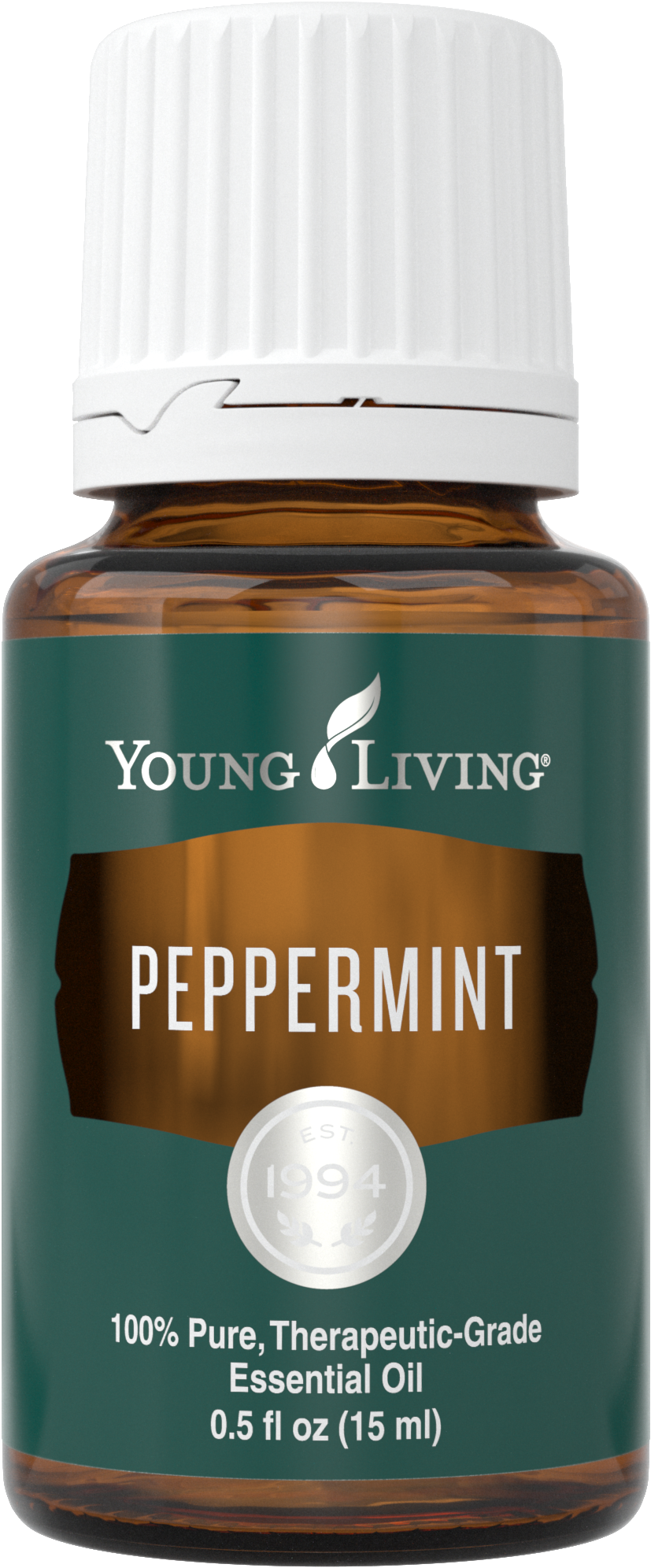 Young Living Peppermint Essential Oil Bottle