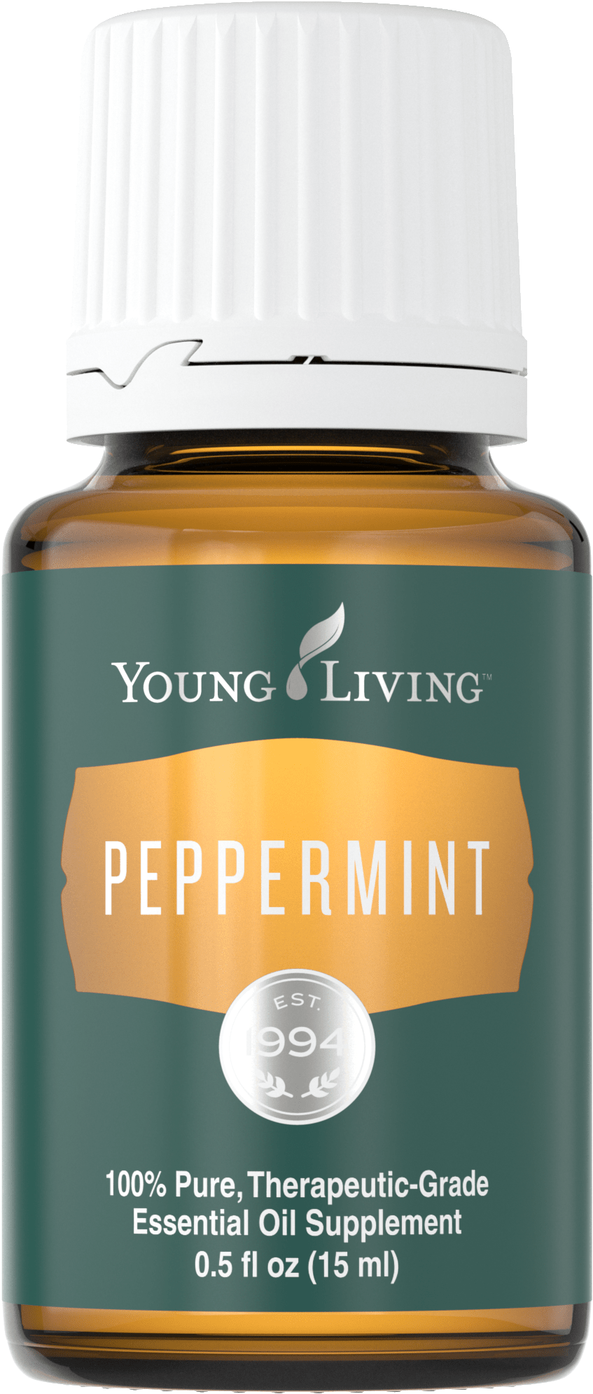 Young Living Peppermint Essential Oil Bottle