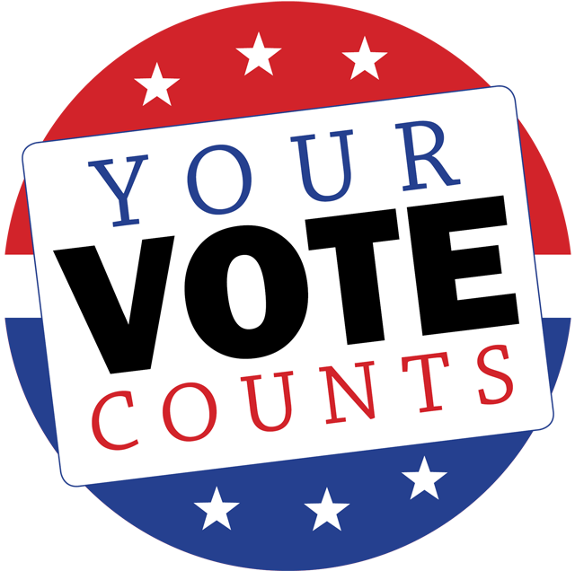 Your Vote Counts Button