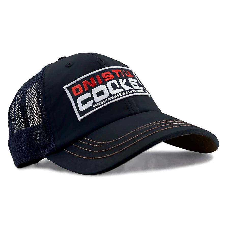 Youth Black Trucker Hat Png 06282024