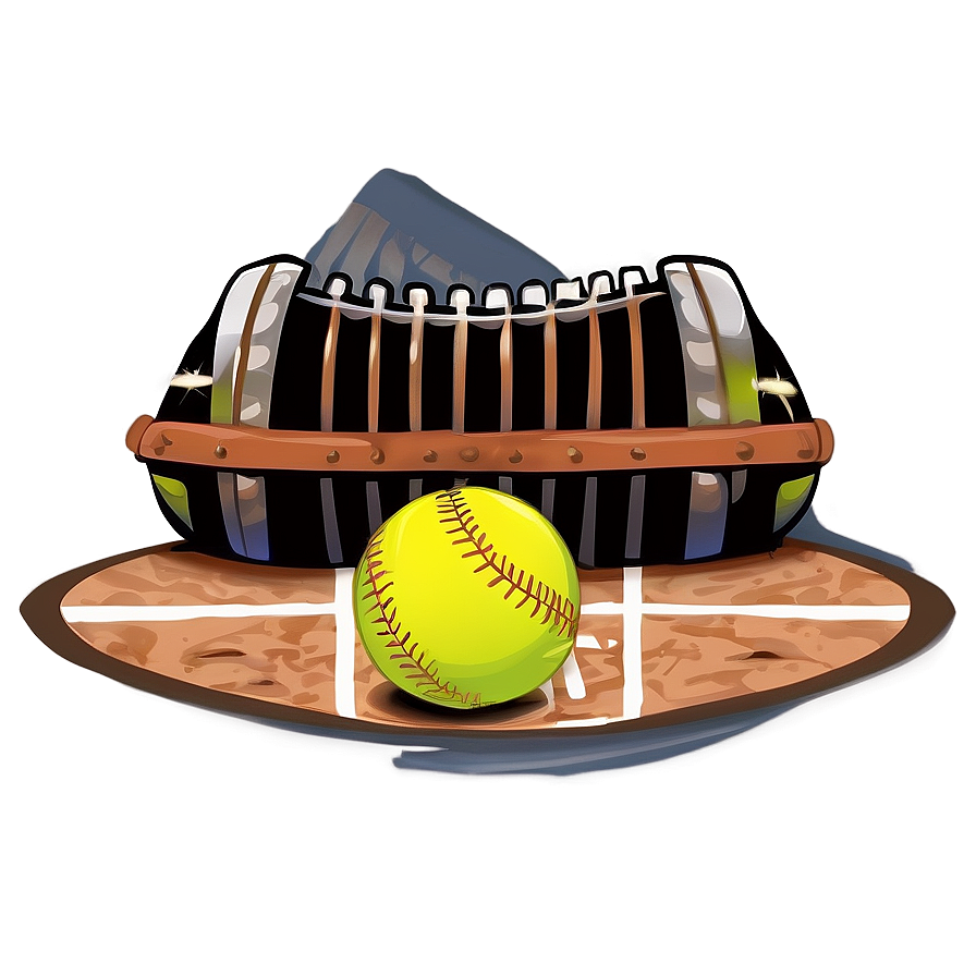 Youth Softball Clipart Png 06282024