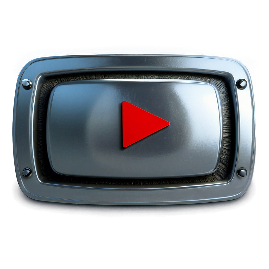 Youtube Silver Play Button Png 51