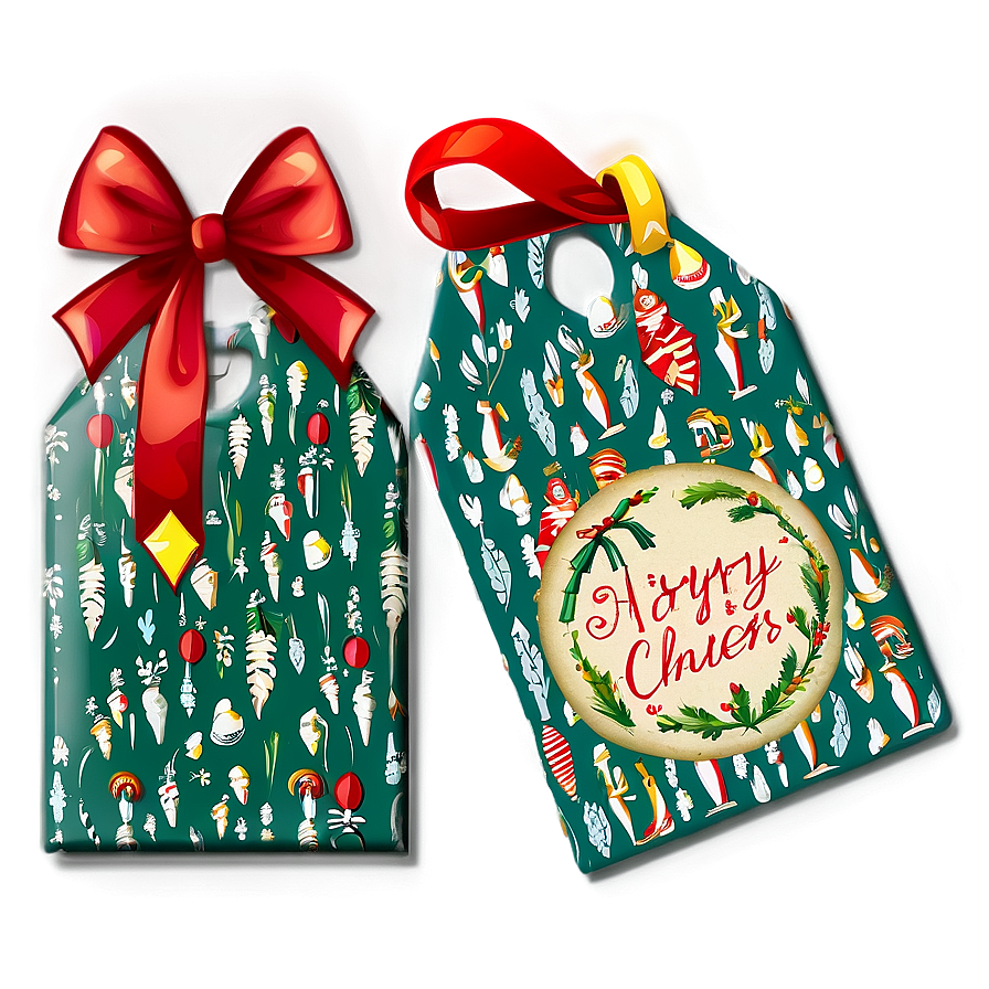 Yuletide Cheer Gift Tag Png 56