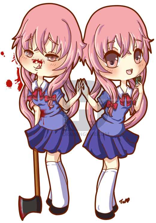 Yuno Gasai Twin Chibis