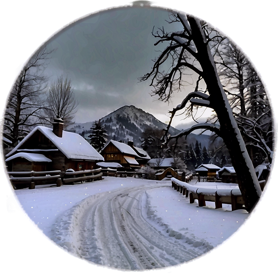 Zakopane Winter Scene Png Cdk