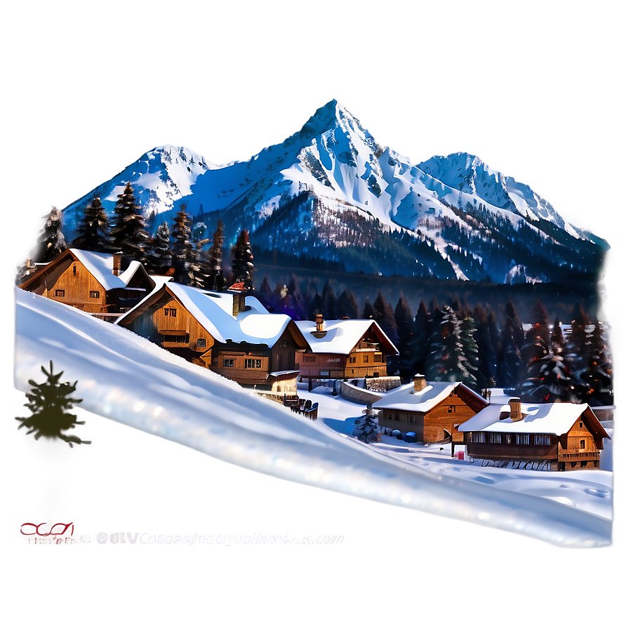 Zakopane Winter Scene Png Ycb