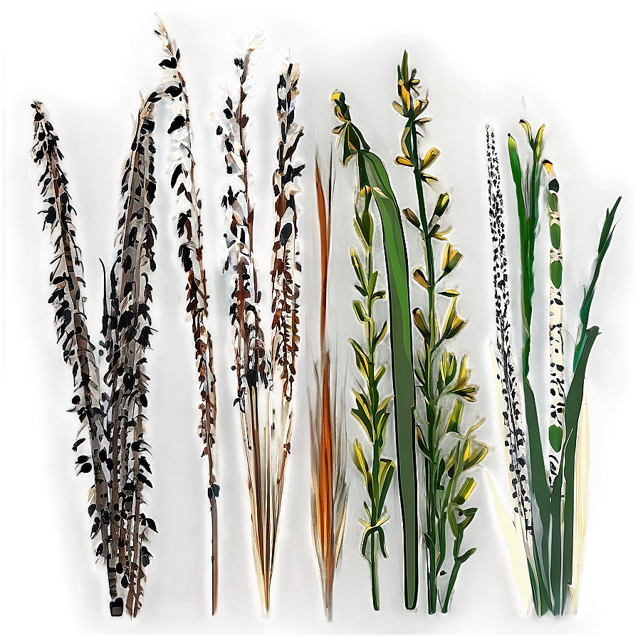 Zebra Grass Ornament Png 3