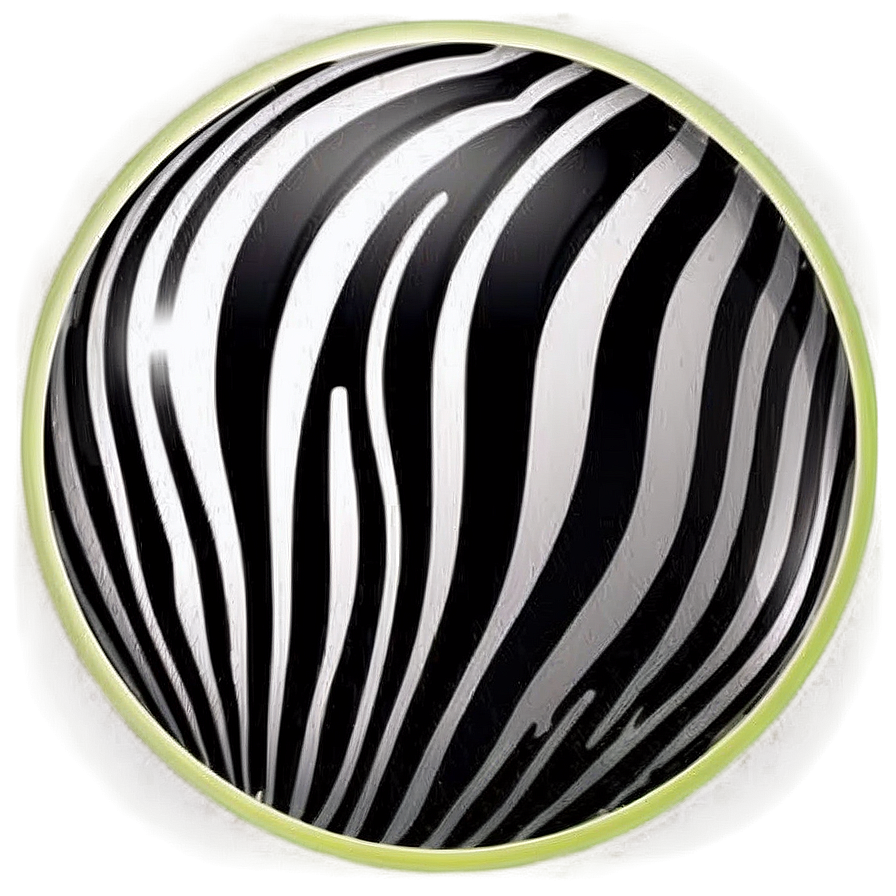 Zebra Print Circle Icons Png 06272024