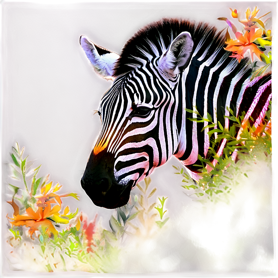 Zebra Sunset Scene Png 58