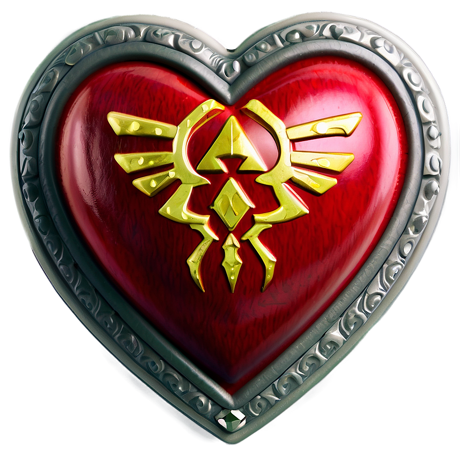 Zelda Heart Container Design Png 14