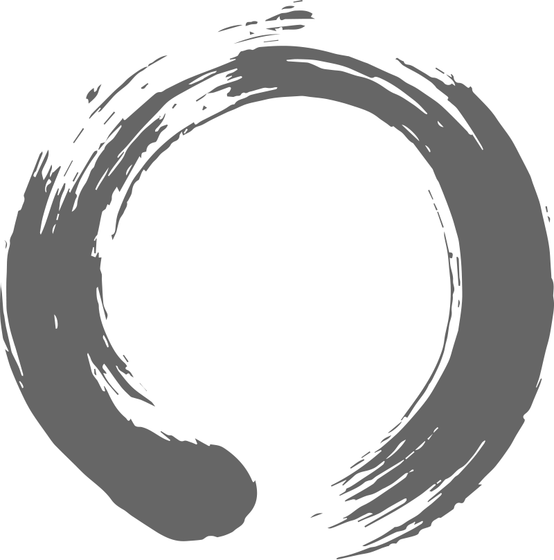 Zen Enso Brushstroke Art