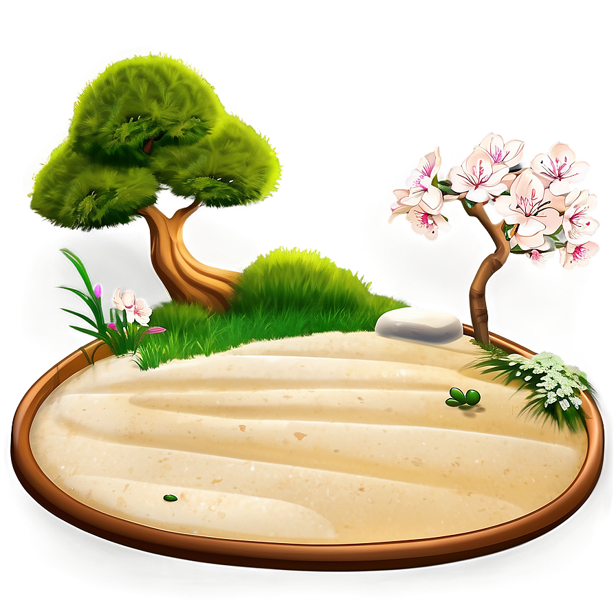 Zen Garden Design Png Psr81