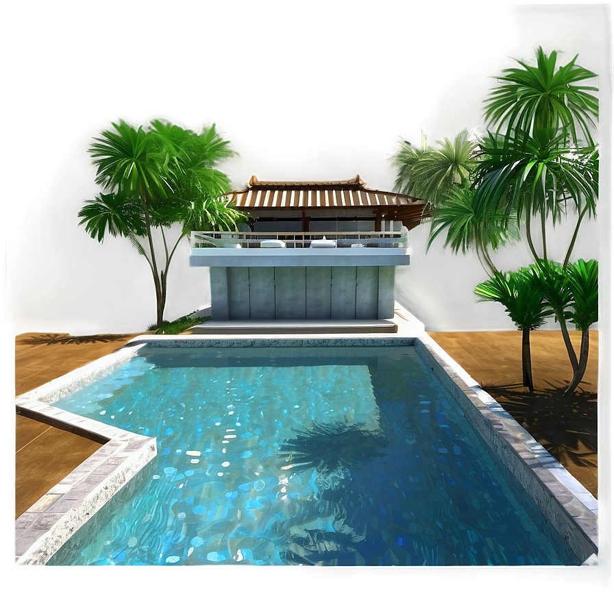 Zen Inspired Swimming Pool Png 21