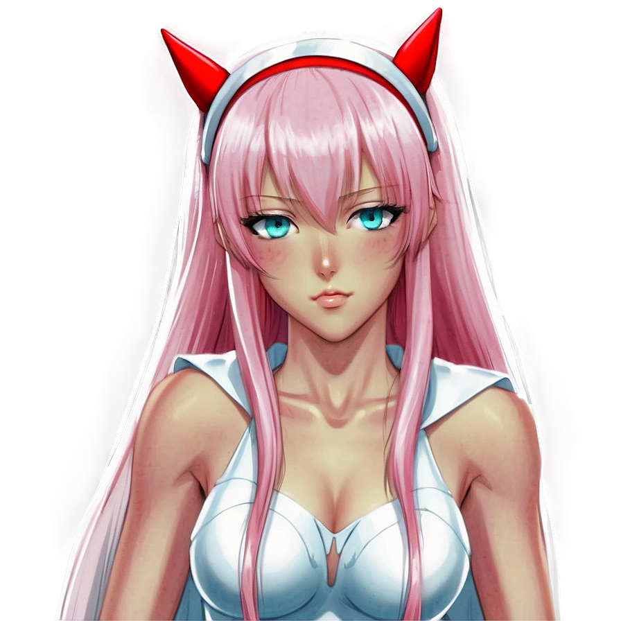 Zero Two Horns Illustration Png 06112024