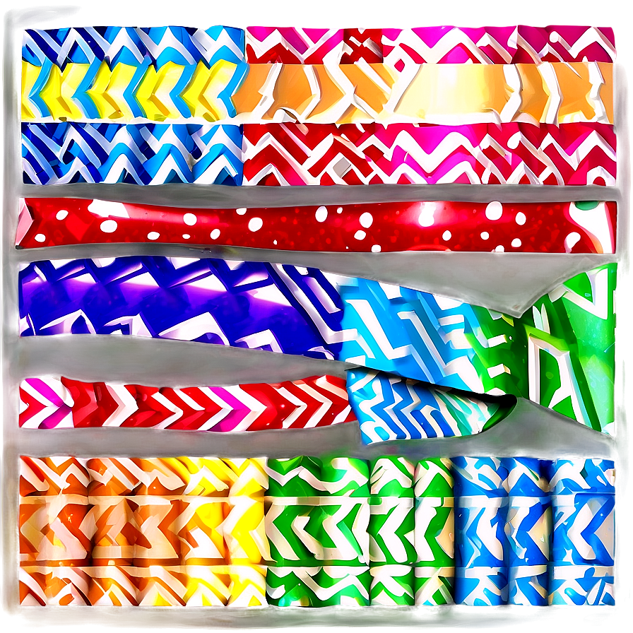 Zigzag Ribbon Png 06242024