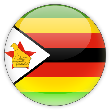 Zimbabwe Flag Button