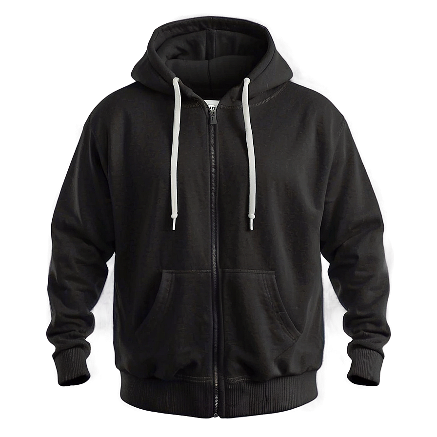 Zip Up Hoodie With Earphones Png 12