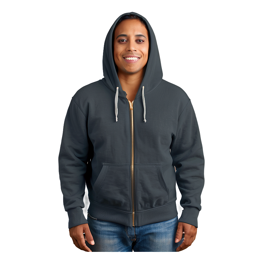 Zip Up Hoodie With Pockets Png 37