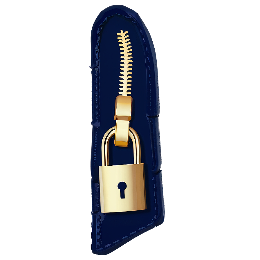 Zipper With Lock Png Pep3