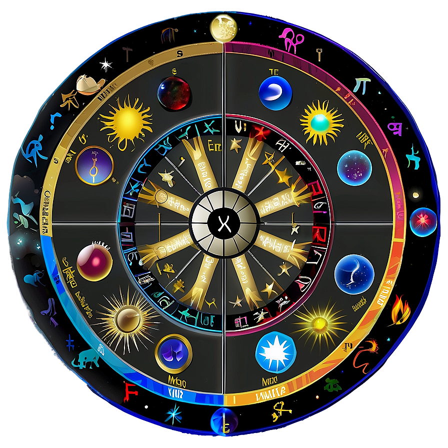 Zodiac Signs And Symbols Chart Png 84